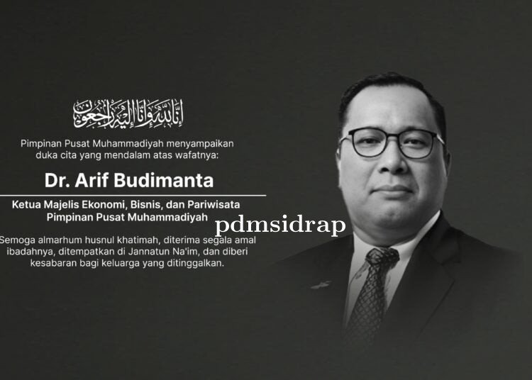 Arif Budimanta Berpulang, PP Muhammadiyah Sampaikan Dukacita Mendalam